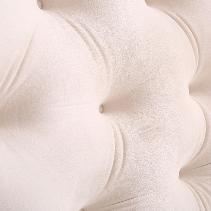 91家纺网 家纺一手货源 找家纺 永光家居 2025新款熊耳朵靠枕 床头靠垫抱枕榻榻米软包 （专利款 不供多多） 熊耳 白