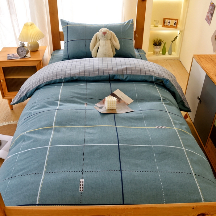 91家纺网 家纺一手货源 找家纺 （总）水妙家纺 2025新款A类全棉拉链床垫套三件套纯棉学生上下铺全包床垫保护套三件套 可订制