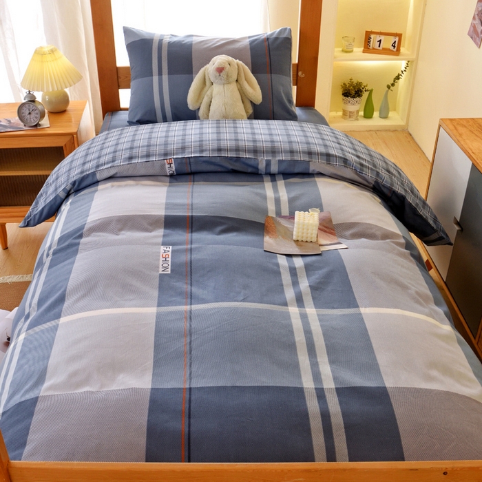 91家纺网 家纺一手货源 找家纺 （总）水妙家纺 2025新款A类全棉拉链床垫套三件套纯棉学生上下铺全包床垫保护套三件套 可订制