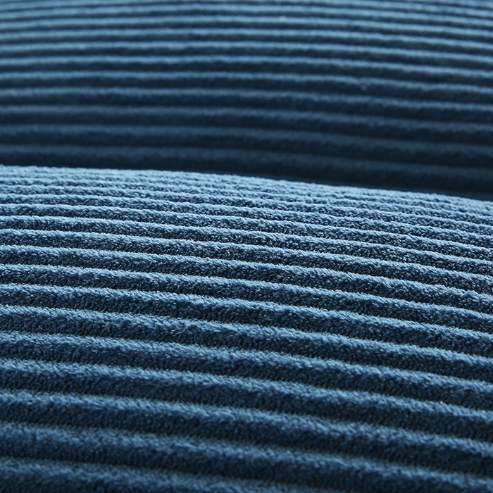 91家纺网 家纺一手货源 找家纺 永光家居 2025灯芯绒花瓣靠枕 高端床头靠垫抱枕榻榻米软包（不供多多） 花瓣-深蓝