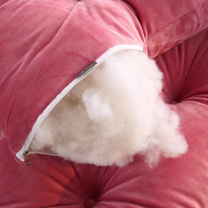 91家纺网 家纺一手货源 找家纺 永光家居 2025新款熊耳朵靠枕 床头靠垫抱枕榻榻米软包 （专利款 不供多多） 熊耳 豆沙