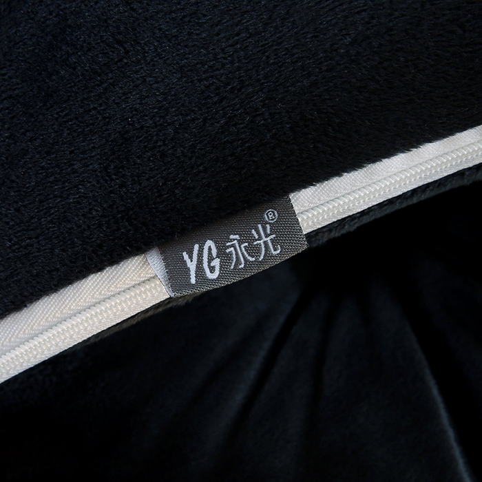 91家纺网 家纺一手货源 找家纺 永光家居 2025新款熊耳朵靠枕 床头靠垫抱枕榻榻米软包 （专利款 不供多多） 熊耳 黑