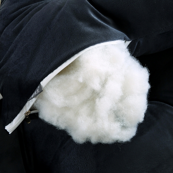 91家纺网 家纺一手货源 找家纺 永光家居 2025新款熊耳朵靠枕 床头靠垫抱枕榻榻米软包 （专利款 不供多多） 熊耳 黑