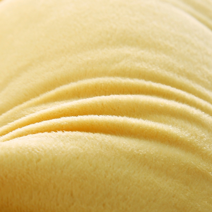 91家纺网 家纺一手货源 找家纺 永光家居 2025新款熊耳朵靠枕 床头靠垫抱枕榻榻米软包 （专利款 不供多多） 熊耳 黄