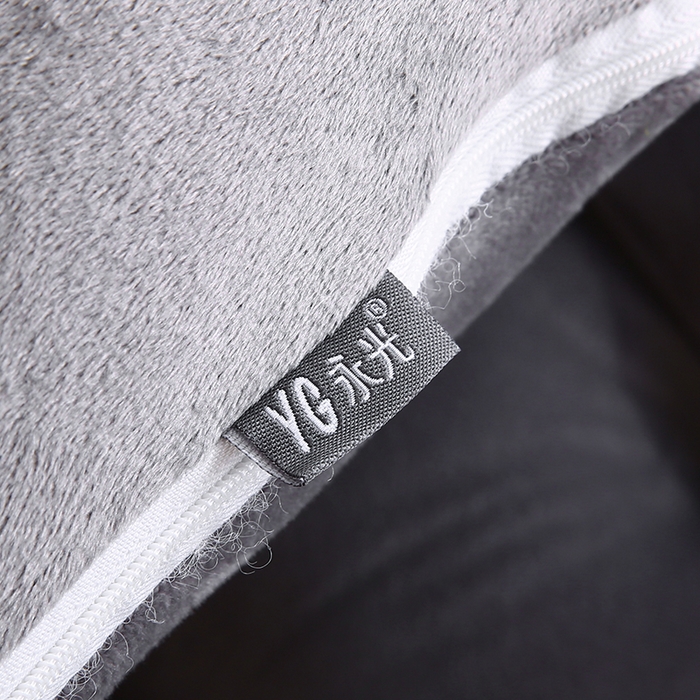 91家纺网 家纺一手货源 找家纺 永光家居 2025新款熊耳朵靠枕 床头靠垫抱枕榻榻米软包 （专利款 不供多多） 熊耳 灰