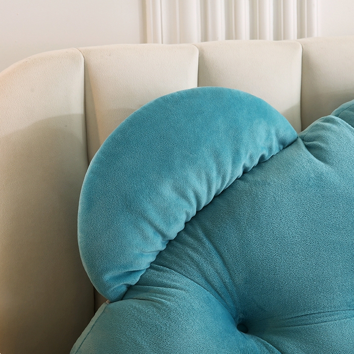 91家纺网 家纺一手货源 找家纺 永光家居 2025新款熊耳朵靠枕 床头靠垫抱枕榻榻米软包 （专利款 不供多多） 熊耳 绿