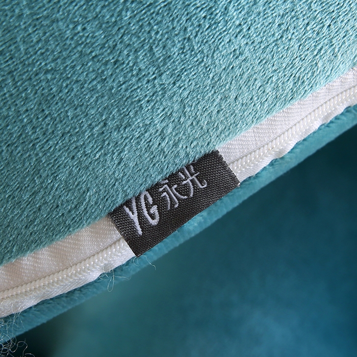 91家纺网 家纺一手货源 找家纺 永光家居 2025新款熊耳朵靠枕 床头靠垫抱枕榻榻米软包 （专利款 不供多多） 熊耳 绿