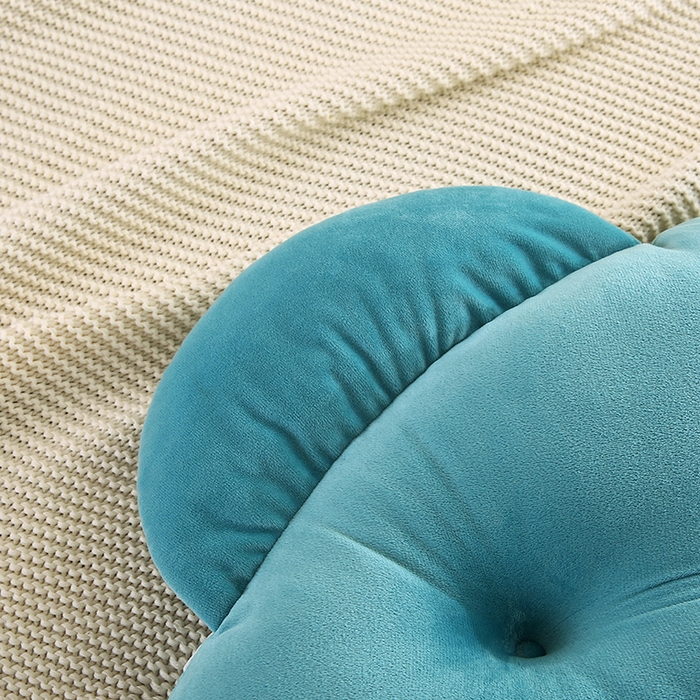 91家纺网 家纺一手货源 找家纺 永光家居 2025新款熊耳朵靠枕 床头靠垫抱枕榻榻米软包 （专利款 不供多多） 熊耳 绿