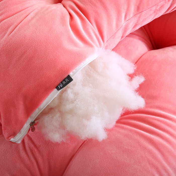 91家纺网 家纺一手货源 找家纺 永光家居 2025新款熊耳朵靠枕 床头靠垫抱枕榻榻米软包 （专利款 不供多多） 熊耳 玉