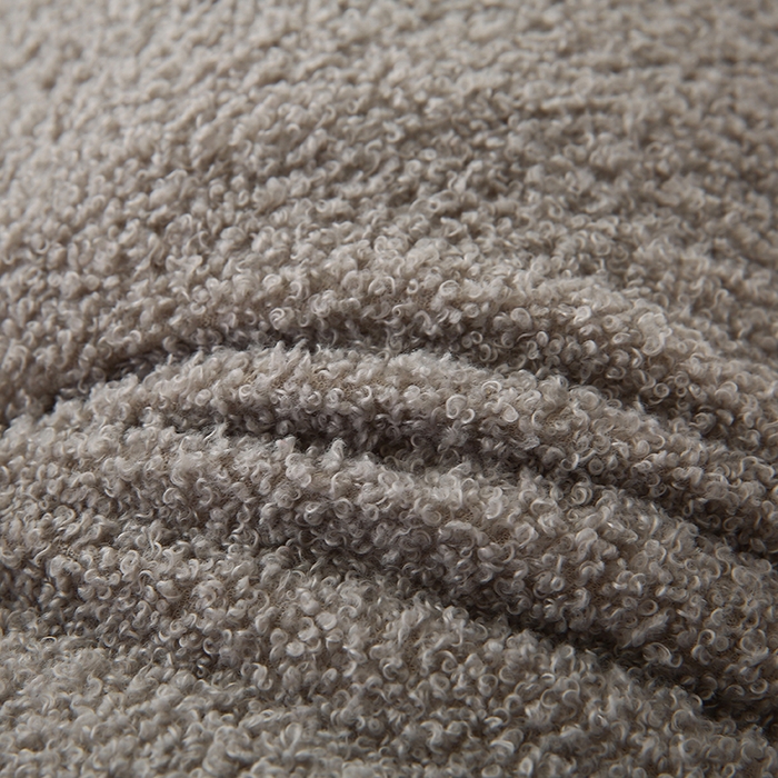 91家纺网 家纺一手货源 找家纺 永光家居 2025新款泰迪绒花瓣靠垫 高端床头靠垫少女心抱枕榻榻米软包（不供多多） 芦灰