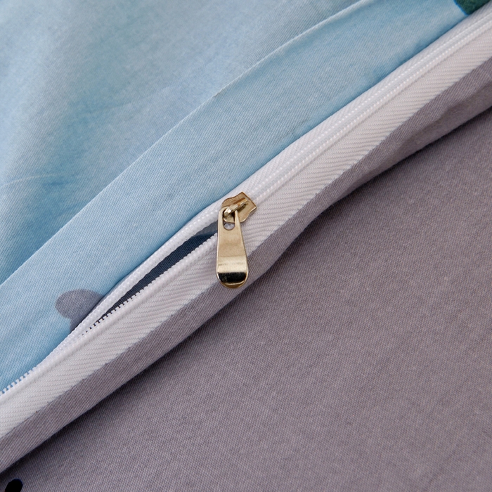 91家纺网 家纺一手货源 找家纺 水妙家纺 2025年新款A类全棉纯棉学生宿舍上下铺床垫套六件套三件套 床垫套星耀皇冠-灰