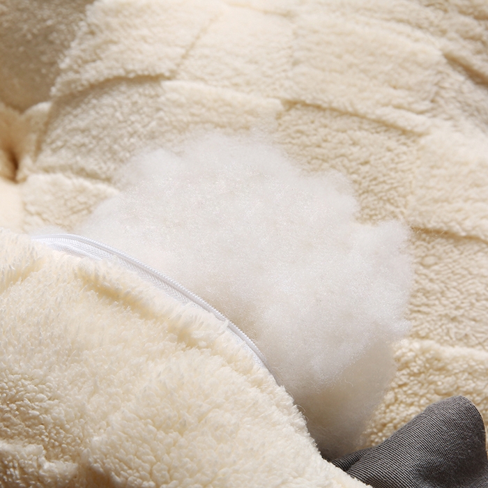 91家纺网 家纺一手货源 找家纺 永光家居 2025新款塔芙绒皇冠靠背 床头靠垫抱枕榻榻米靠枕（专利款 不供多多） 米皑然