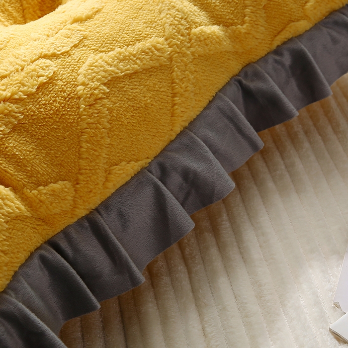 91家纺网 家纺一手货源 找家纺 永光家居 2025新款塔芙绒皇冠靠背 床头靠垫抱枕榻榻米靠枕（专利款 不供多多） 黄灿阳