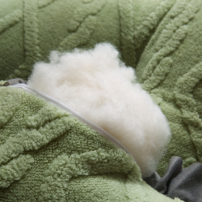 91家纺网 家纺一手货源 找家纺 永光家居 2025新款塔芙绒皇冠靠背 床头靠垫抱枕榻榻米靠枕（专利款 不供多多） 绿恬然