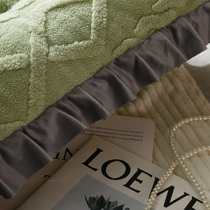 91家纺网 家纺一手货源 找家纺 永光家居 2025新款塔芙绒皇冠靠背 床头靠垫抱枕榻榻米靠枕（专利款 不供多多） 绿恬然