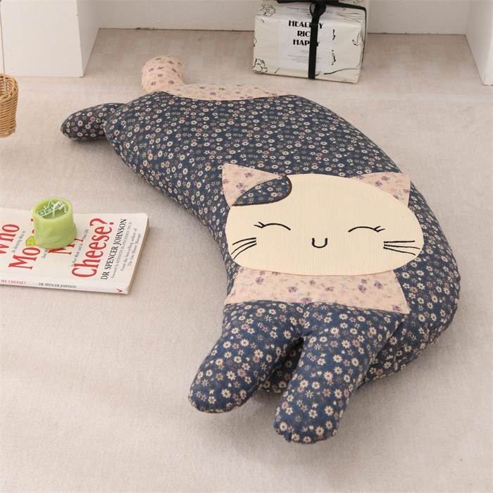 91家纺网 家纺一手货源 找家纺 （总）芯洲 2025新款幸福喵全棉纯棉荞麦壳枕枕头枕芯