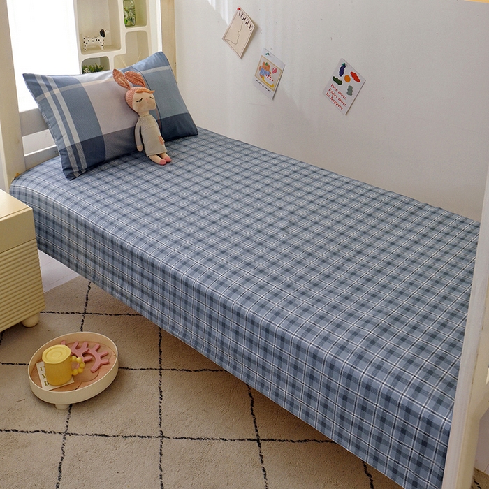 91家纺网 家纺一手货源 找家纺 （总）水妙家纺 2025新款A类全棉学生宿舍二合一子母被海绵床垫六件套床单五件套纯棉三件套可定制