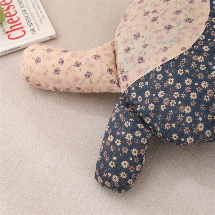 91家纺网 家纺一手货源 找家纺 芯洲 2025新款幸福喵全棉纯棉荞麦壳枕枕头枕芯 幸福喵-深蓝 30x60cm/只