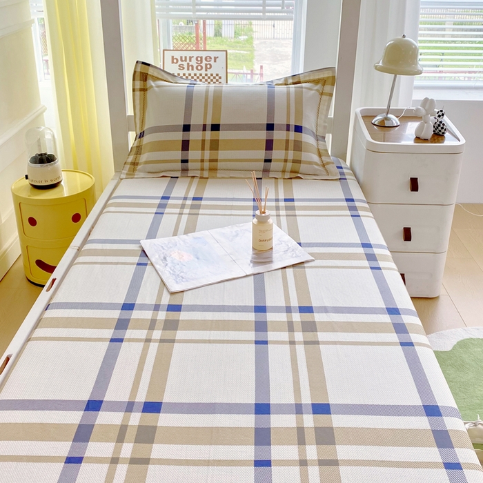 91家纺网 家纺一手货源 找家纺 春皖家纺 2025新款学生季全棉纯棉13070印花单床笠 床笠单件 瑞格聚福