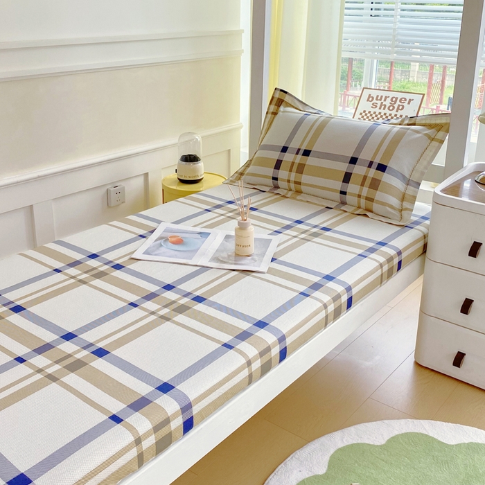 91家纺网 家纺一手货源 找家纺 春皖家纺 2025新款学生季全棉纯棉13070印花单床笠 床笠单件 瑞格聚福