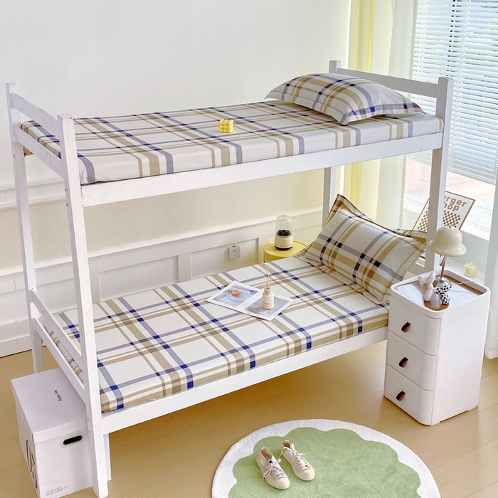 91家纺网 家纺一手货源 找家纺 春皖家纺 2025新款学生季全棉纯棉13070印花单床笠 床笠单件 瑞格聚福