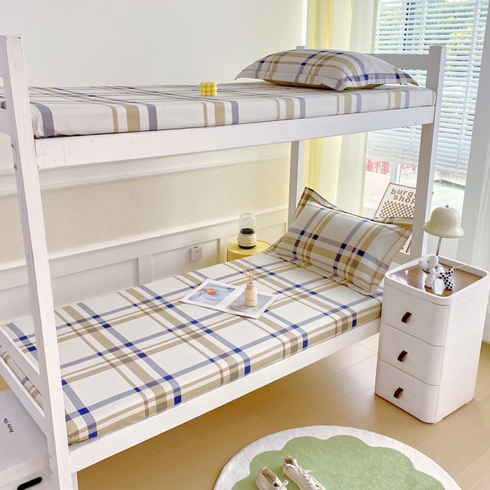 91家纺网 家纺一手货源 找家纺 春皖家纺 2025新款学生季全棉纯棉13070印花单床笠 床笠单件 瑞格聚福