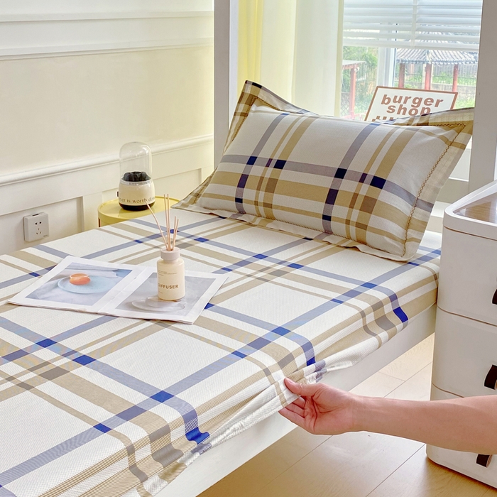 91家纺网 家纺一手货源 找家纺 春皖家纺 2025新款学生季全棉纯棉13070印花单床笠 床笠单件 瑞格聚福