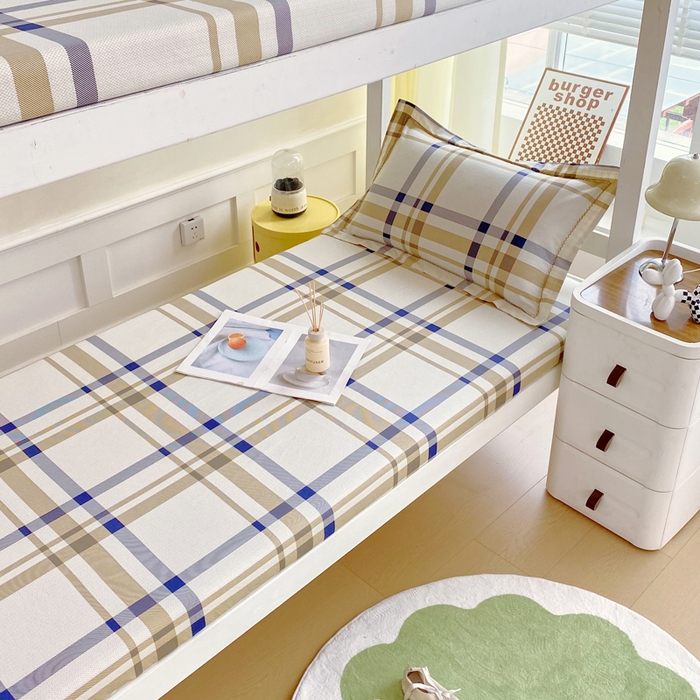 91家纺网 家纺一手货源 找家纺 春皖家纺 2025新款学生季全棉纯棉13070印花单床笠 床笠单件 瑞格聚福