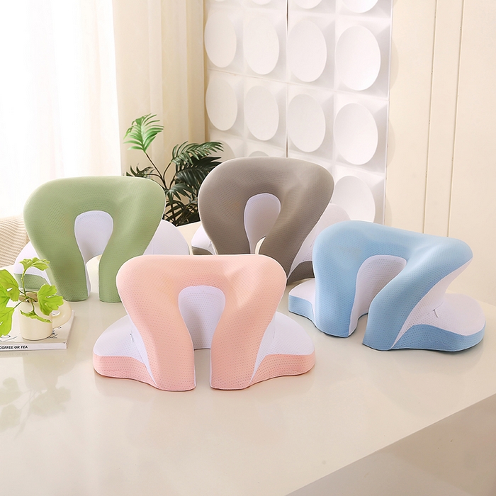 永光家居 2025新款匠心蝴蝶U型凉感午睡枕 记忆棉趴睡枕午休枕（不供多多） 组合图仅供参考