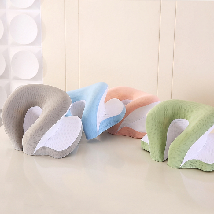 91家纺网 家纺一手货源 找家纺 永光家居 2025新款匠心蝴蝶U型凉感午睡枕 记忆棉趴睡枕午休枕（不供多多） 组合图仅供参考