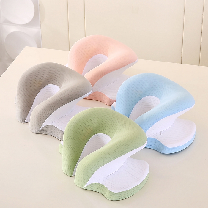 91家纺网 家纺一手货源 找家纺 永光家居 2025新款匠心蝴蝶U型凉感午睡枕 记忆棉趴睡枕午休枕（不供多多） 组合图仅供参考