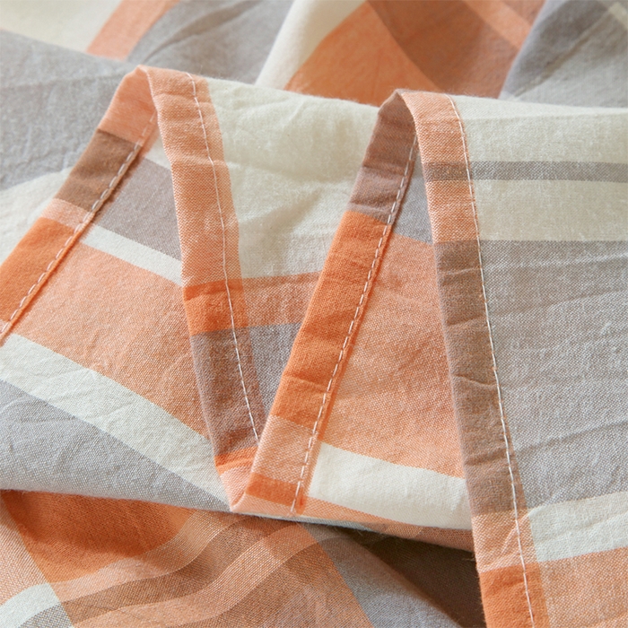 91家纺网 家纺一手货源 找家纺 春皖家纺 2025新款学生季全棉纯棉色织AB版水洗棉单品系列-单床单 床单单件 素雅-莱恩