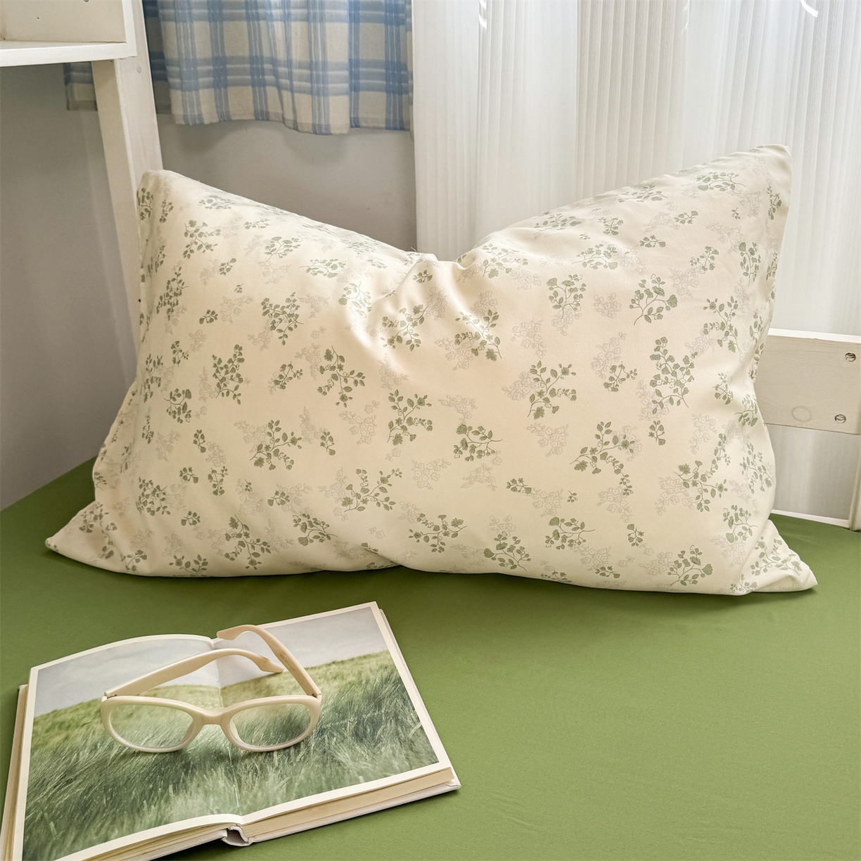 91家纺网 家纺一手货源 找家纺 多品家纺 2025新款水洗棉学生宿舍上下铺大礼包三件套六件套 翠微