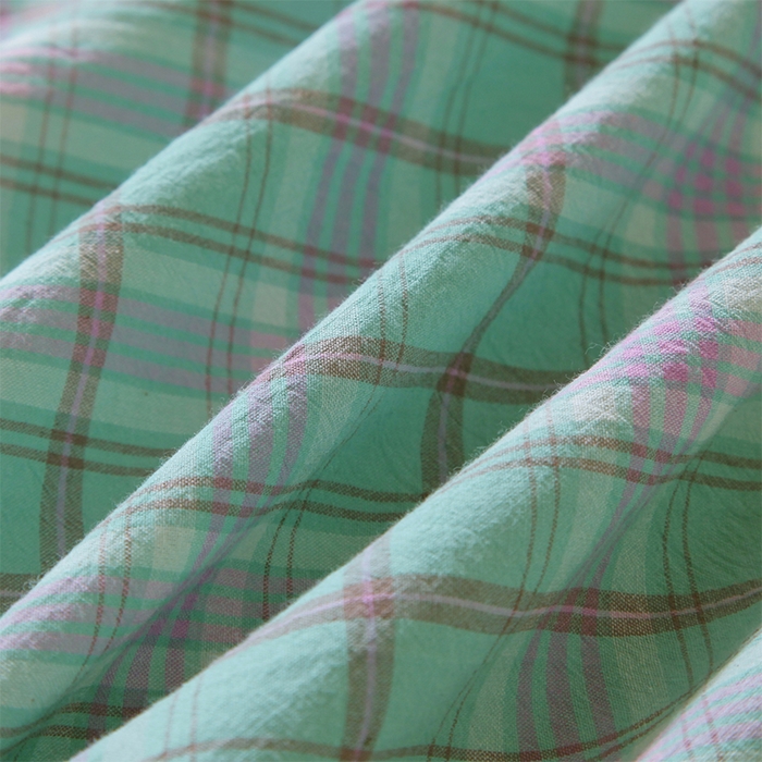 91家纺网 家纺一手货源 找家纺 春皖家纺 2025新款学生季全棉纯棉色织AB版水洗棉单品系列-单床单 床单单件 素雅-情调