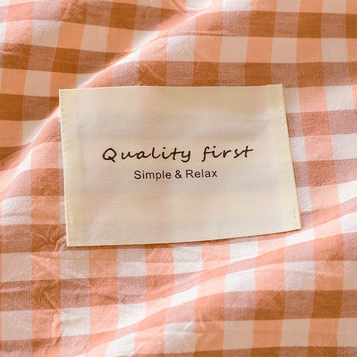 91家纺网 家纺一手货源 找家纺 春皖家纺 2025新款学生季全棉纯棉色织AB版水洗棉单品系列-单床单 床单单件 素雅-玉格