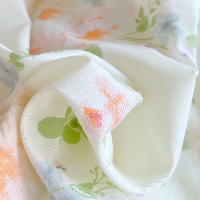 91家纺网 家纺一手货源 找家纺 春皖家纺 2025新款学生季全棉纯棉13070印花单床单 床单单件 繁花静雅