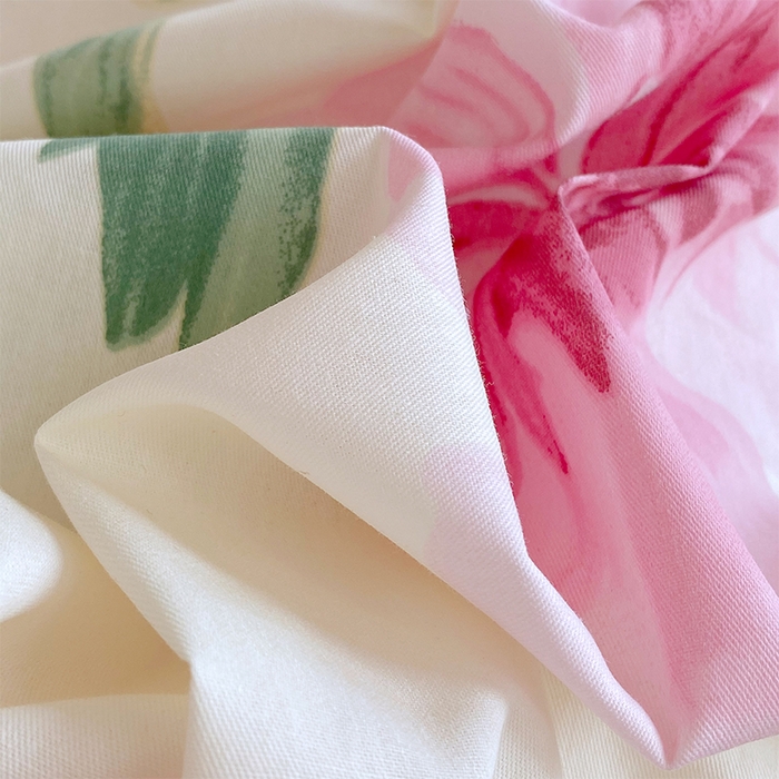 91家纺网 家纺一手货源 找家纺 春皖家纺 2025新款学生季全棉纯棉13070印花单床单 床单单件 含笑逸情