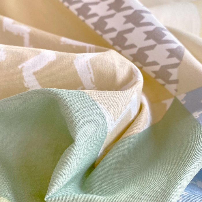 91家纺网 家纺一手货源 找家纺 春皖家纺 2025新款学生季全棉纯棉13070印花单床单 床单单件 菱角清辉