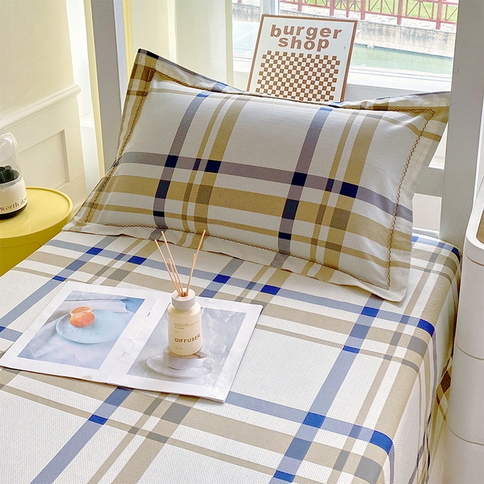 91家纺网 家纺一手货源 找家纺 春皖家纺 2025新款学生季全棉纯棉13070印花单床单 床单单件 瑞格聚福