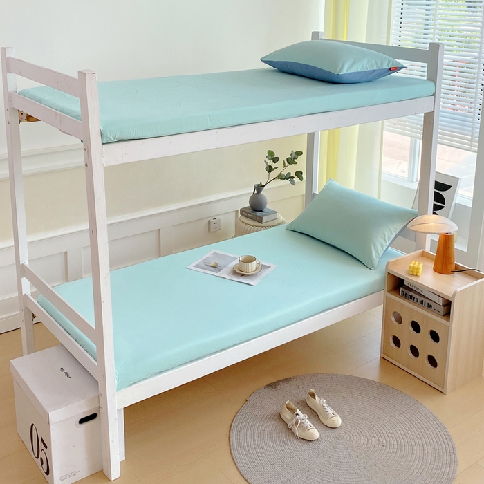 91家纺网 家纺一手货源 找家纺 （总）春皖家纺 2025新款双拼A类水洗棉系列-单床笠