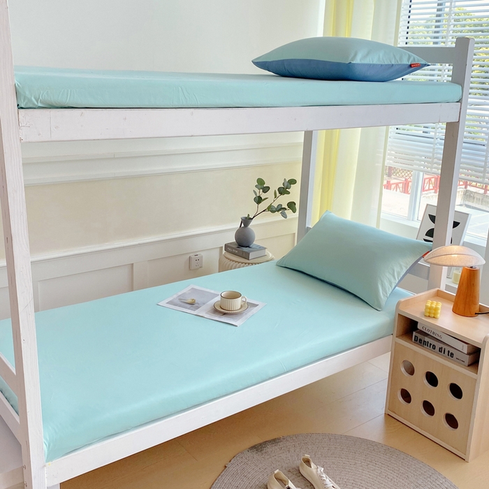 91家纺网 家纺一手货源 找家纺 （总）春皖家纺 2025新款双拼A类水洗棉系列-单床笠