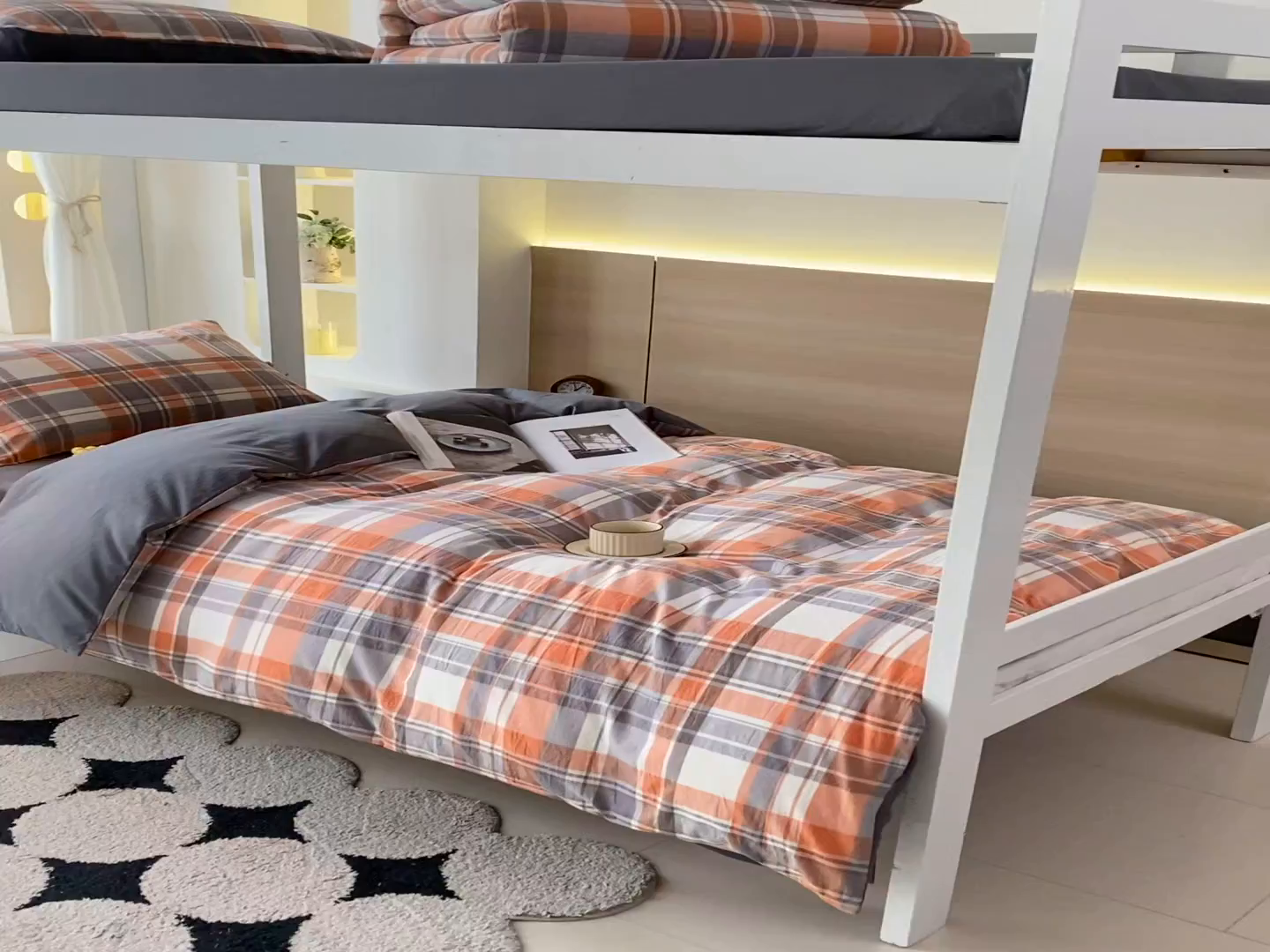 91家纺网 家纺一手货源 找家纺 春皖家纺 2025新款AB棉全棉亲肤水洗棉学生三件套四件套 素雅-莱恩