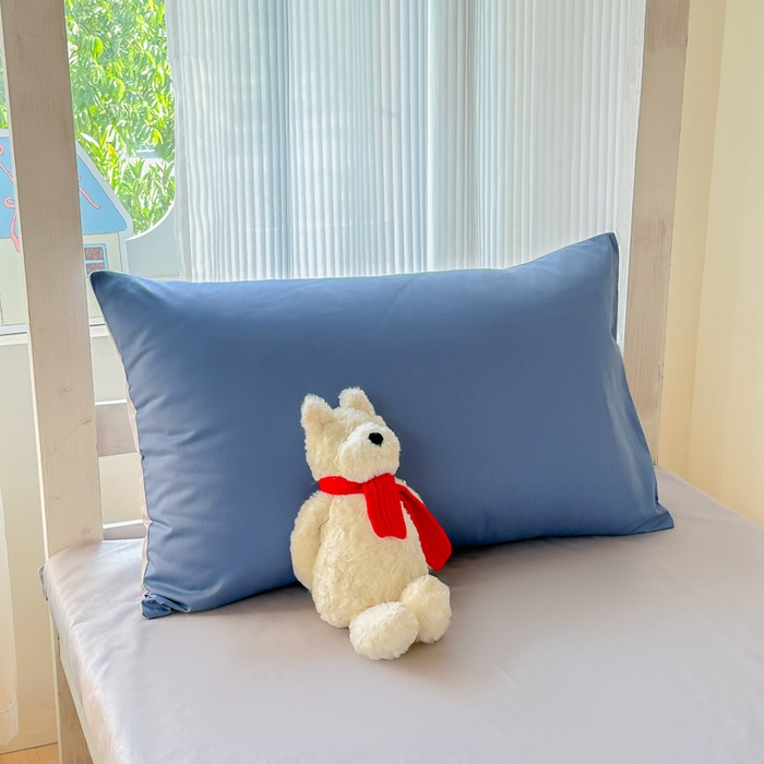 91家纺网 家纺一手货源 找家纺 （总）简冠家纺 2025新款13372全棉纯色学生三件套