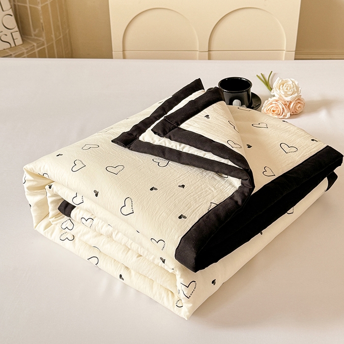 91家纺网 家纺一手货源 找家纺 玖琳家纺 2025新款轻奢赫本夏被夏凉被 赫本-星星