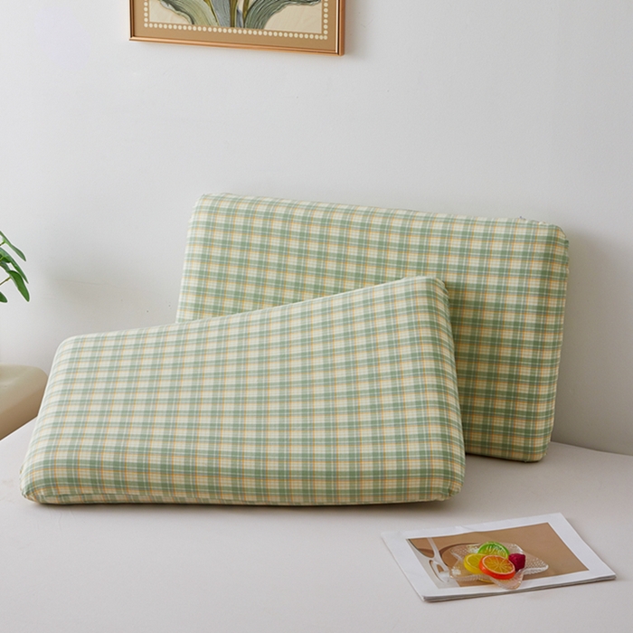 91家纺网 家纺一手货源 找家纺 （总）翎盈家纺 2025款纯棉全棉水洗棉深睡枕专用枕套面包记忆枕枕头套全棉枕套单品