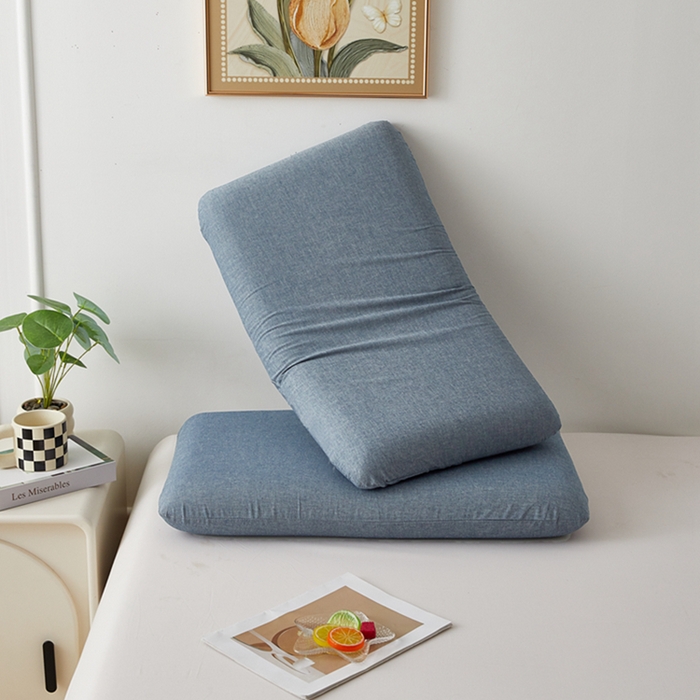 91家纺网 家纺一手货源 找家纺 翎盈家纺 2025款纯棉全棉水洗棉深睡枕专用枕套面包记忆枕枕头套枕套单品 艾兰