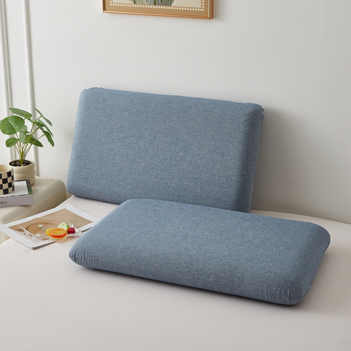 91家纺网 家纺一手货源 找家纺 翎盈家纺 2025款纯棉全棉水洗棉深睡枕专用枕套面包记忆枕枕头套枕套单品 艾兰