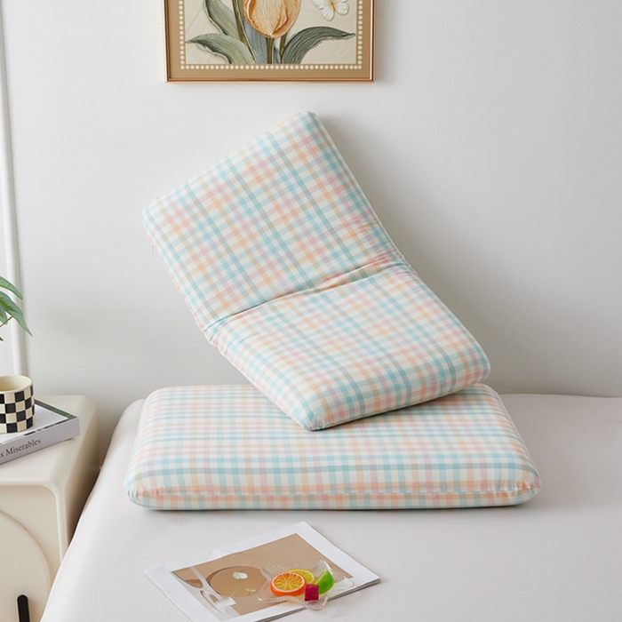 91家纺网 家纺一手货源 找家纺 翎盈家纺 2025款纯棉全棉水洗棉深睡枕专用枕套面包记忆枕枕头套枕套单品 冰淇淋