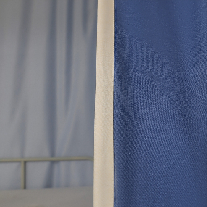 91家纺网 家纺一手货源 找家纺 都市缘蚊帐 2025新款学生宿舍导轨遮光床帘上下铺贴布卡通蚊帐0.8m 0.9m床 考拉-藏青