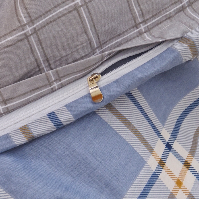 91家纺网 家纺一手货源 找家纺 水妙家纺 2025年新款A类全棉纯棉学生宿舍上下铺床笠六件套五件套 海古-蓝